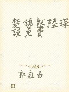 楚锦然陆琛年小说免费