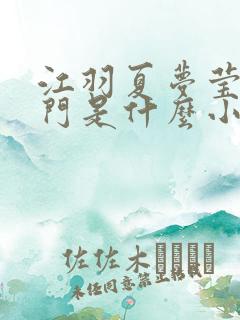 江羽夏梦莹神谕门是什么小说
