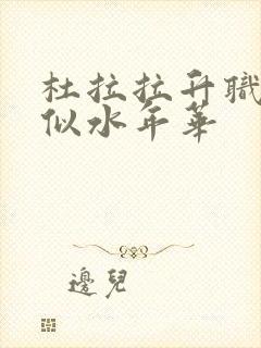 杜拉拉升职记之似水年华