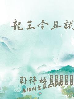 龙王令且试天下