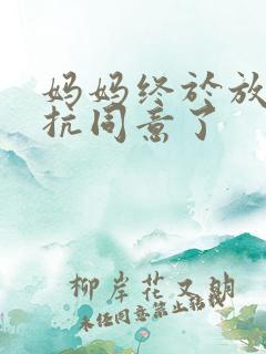 妈妈终于放弃抵抗同意了