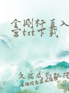 金刚杵直入莲花宫txt下载