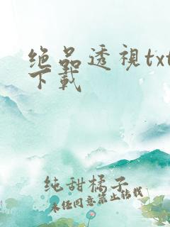 绝品透视txt下载