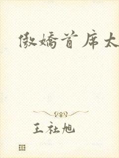 傲娇首席太腹黑