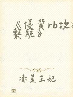 《优质rb攻略系统》