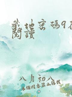 藏地密码9在线阅读