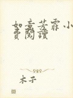 如意芳霏小说免费阅读