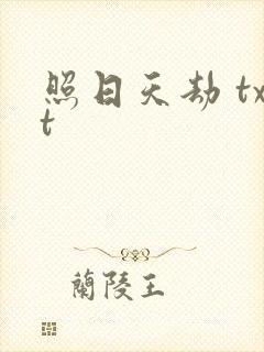 照日天劫 txt
