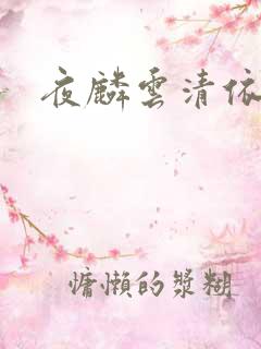 夜麟云清依小说