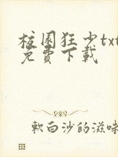 校园狂少txt免费下载