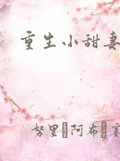 重生小甜妻
