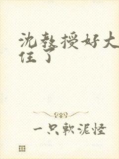 沈教授好大含不住了