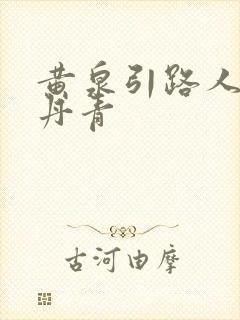 黄泉引路人 碎丹青