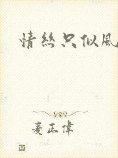 情丝只似风前絮