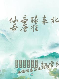 仙帝归来北斗仙帝唐准