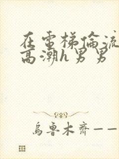 在电梯伦流澡到高潮h男男