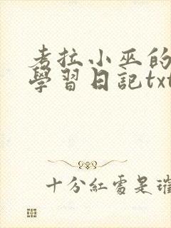 考拉小巫的英语学习日记txt