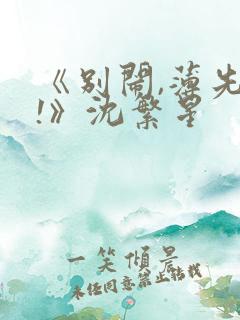 《别闹,薄先生!》沈繁星