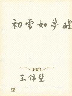 初雪如梦醒
