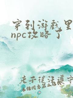 穿到游戏里面被npc攻略了