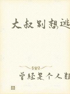 大叔别想逃