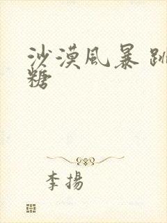 沙漠风暴 跳跳糖