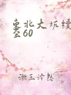 东北大坑续集1至60