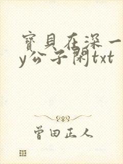 宝贝在深一些by公子闲txt