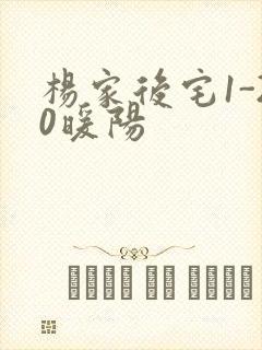 杨家后宅1-20暖阳