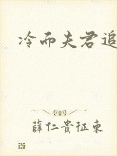 冷面夫君追逃妻