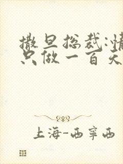 撒旦总裁:情人只做一百天