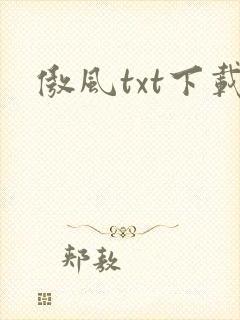 傲风txt下载