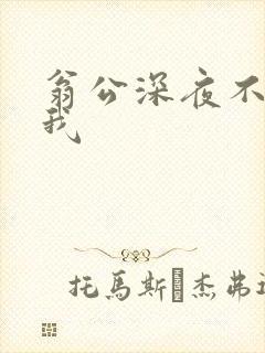 翁公深夜不停要我