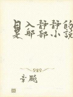 日入静静的大肠是哪部小说中一篇