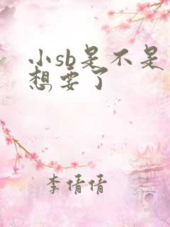 小sb是不是又想要了