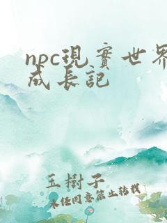 npc现实世界成长记