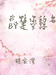 我点你的名了吗BY走窄路