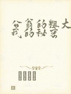公翁的粗大放进我的秘密