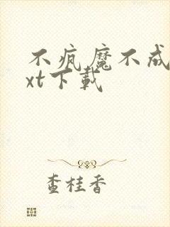 不疯魔不成活txt下载