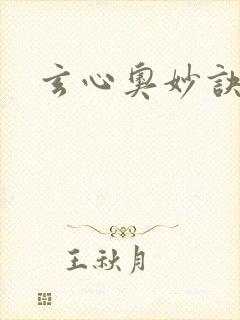 玄心奥妙诀全集