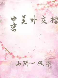 中美外交档案解密