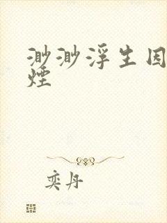 渺渺浮生因你成烟