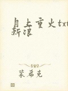 月上重火txt新浪