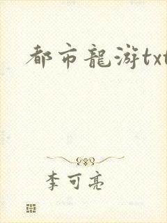 都市龙游txt
