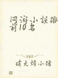 网游小说排行榜前10名