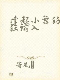 撑起小舞的腿疯狂输入