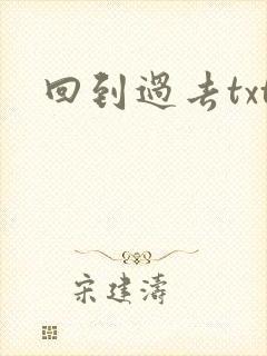 回到过去txt