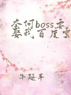奈何boss要娶我百度云