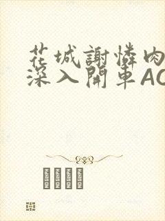 花城谢怜肉车长深入开车AO3