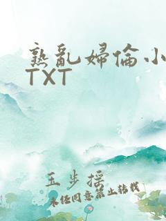 熟乱妇伦小说网TXT